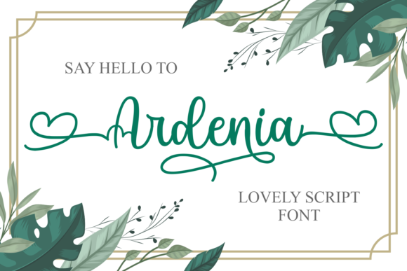 Ardenia Font Poster 1