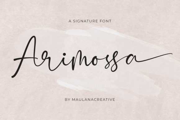 Arimossa Font Poster 1