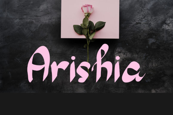 Arishia Font Poster 1