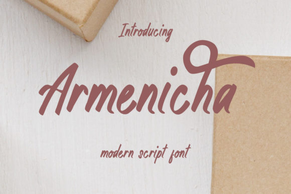 Armenicha Font Poster 1