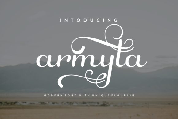 Armyta Font Poster 1