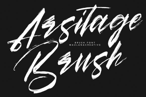 Arsitage Brush Font Poster 1