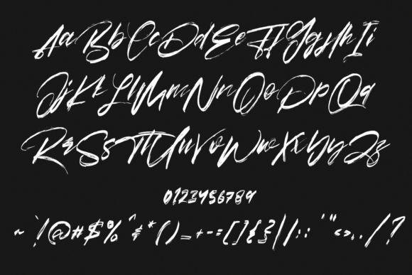 Arsitage Brush Font Poster 7
