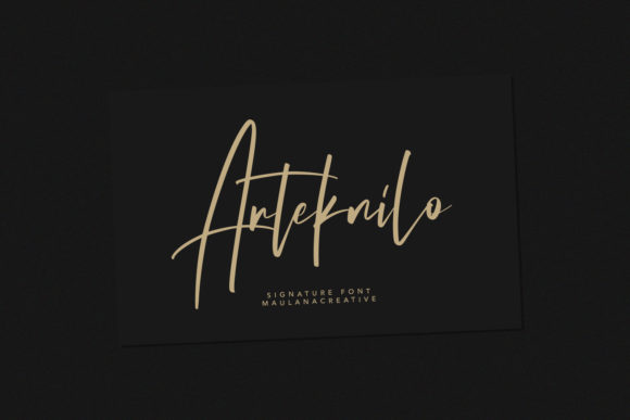 Arteknilo Font Poster 1