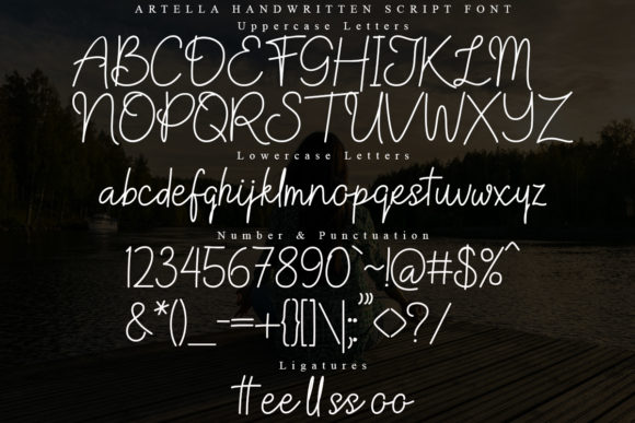 Artella Font Poster 6
