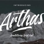 Arthas Font Poster 1