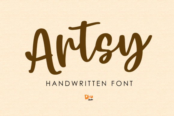 Artsy Font Poster 1