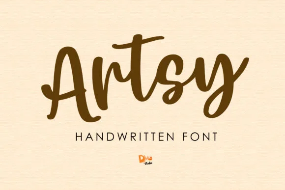 Artsy Font Artsy Font Poster 1