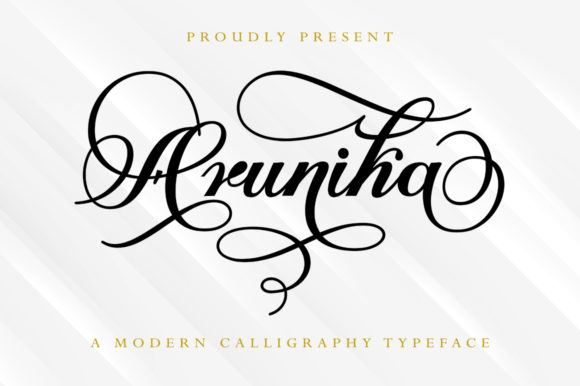 Arunika Font Poster 1