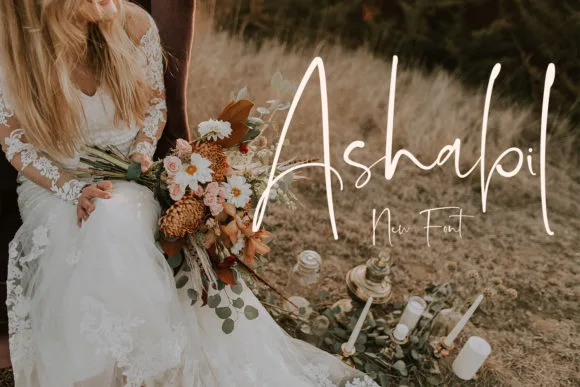 Ashabil Font Poster 1