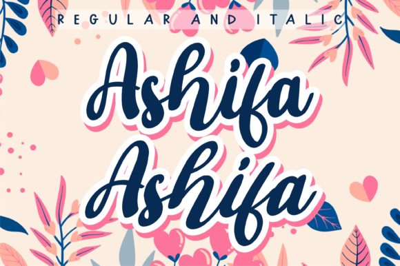 Ashifa Font Poster 12