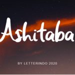 Ashitaba Font Poster 1