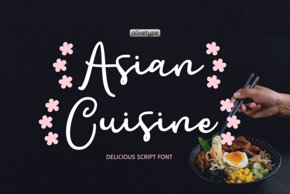 Asian Cuisine Font
