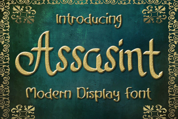 Assasint Font Poster 1