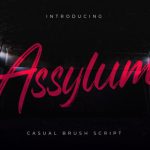 Assylum Font Poster 1