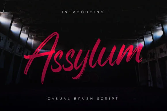 Assylum Font Poster 1