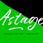 Astage Font Poster 1