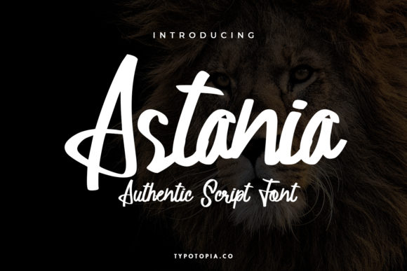 Astania Font Poster 1