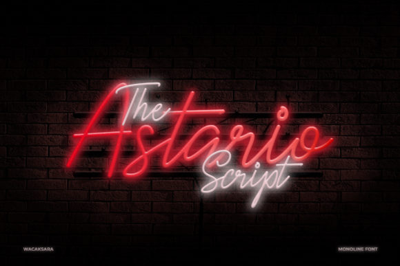 Astario Font Poster 1