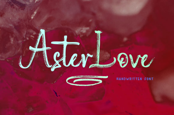 Aster Love Font Poster 1