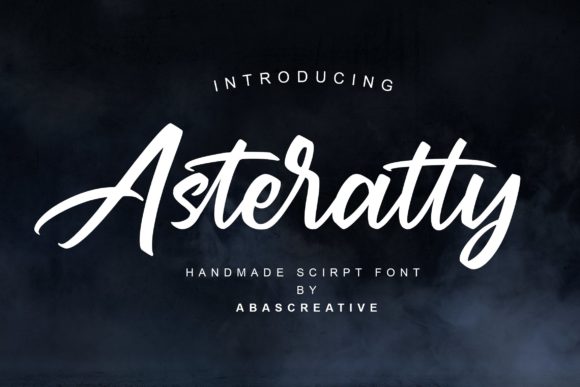 Asteratty Font Poster 1