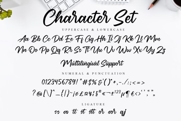Asteratty Font Poster 8