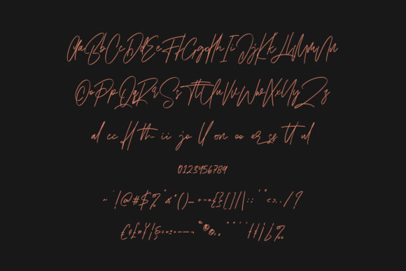 Asterica Font Poster 8