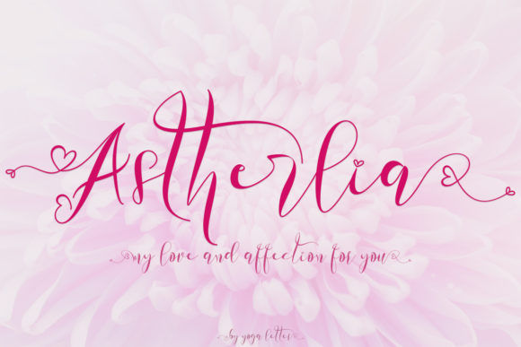 Astherlia Font Poster 1