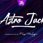 Astro Jack Font Poster 1