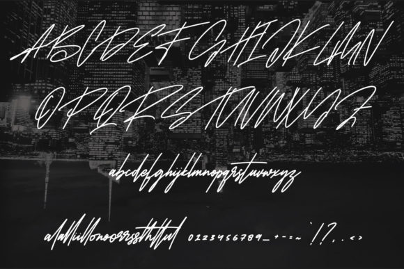 Astrolove Font Poster 7