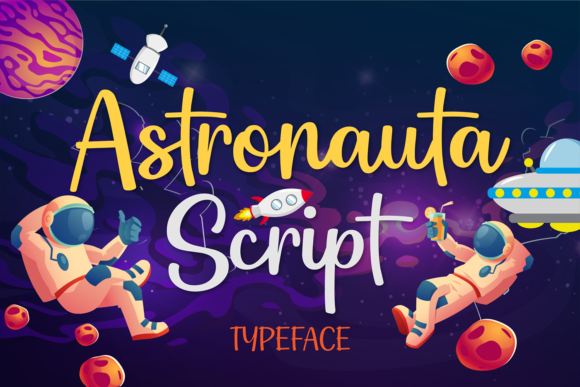 Astronauta Font Poster 1