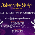 Astronauta Font Poster 5