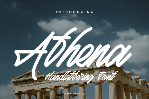 Athena Font Poster 1