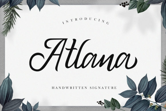 Atlana Font Poster 1