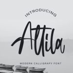 Attila Font Poster 1