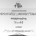 Attila Font Poster 6