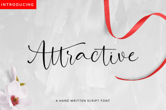 Attractive Font Poster 1