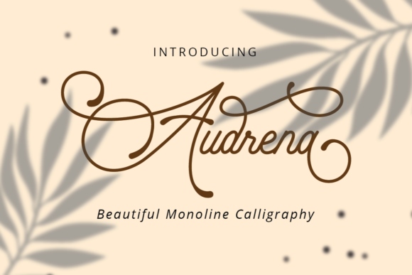 Audrena Font Poster 1