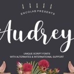 Audrey Font Poster 1