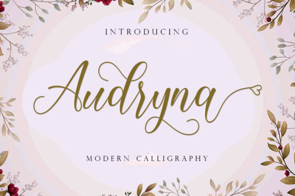 Audryna Font Poster 1