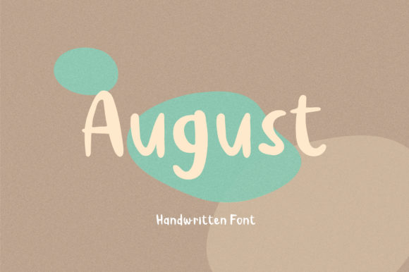 August Font Poster 1