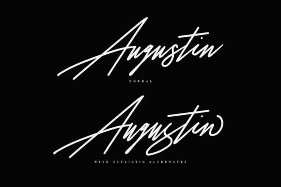 Augustia Font Poster 8
