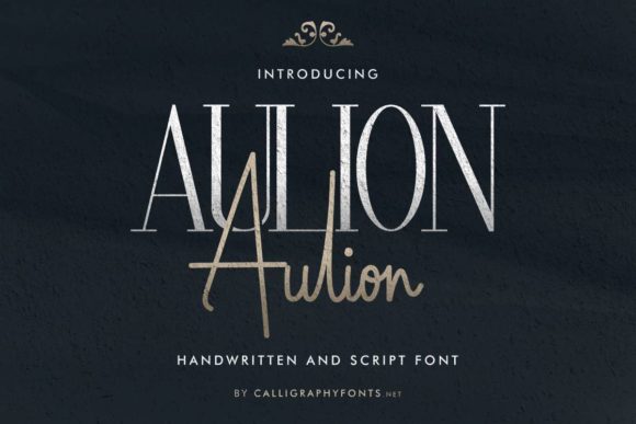 Aulion Font Poster 1