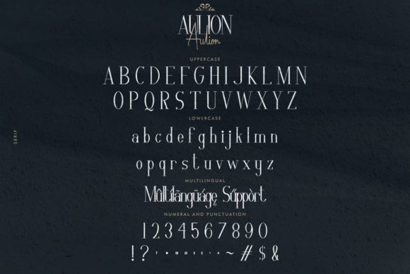 Aulion Font Poster 5