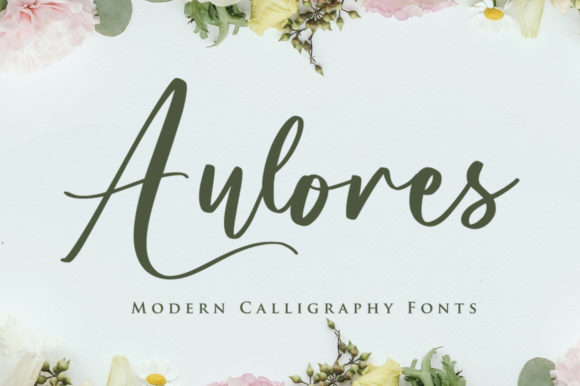 Aulores Font Poster 1