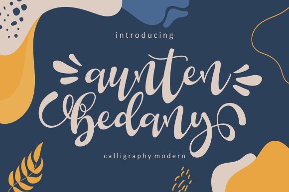 Aunten Bedany Font Poster 1