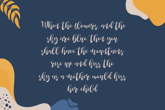 Aunten Bedany Font Poster 3