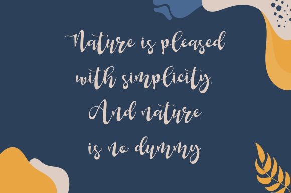 Aunten Bedany Font Poster 5