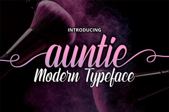 Auntie Font Poster 1