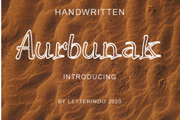 Aurbunak Font Poster 1